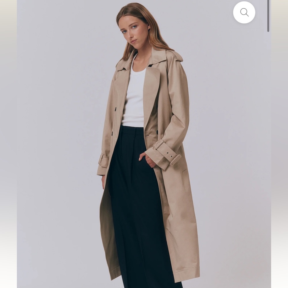 Avenue Tan Trench Coat